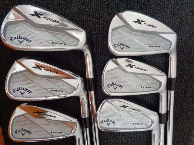 ★レアX FORGED STARクロームNS 950GH NEO S 5 〜PW Callaway 日本正規品 キャロウェイ X FORGED STAR (エックスフォージド