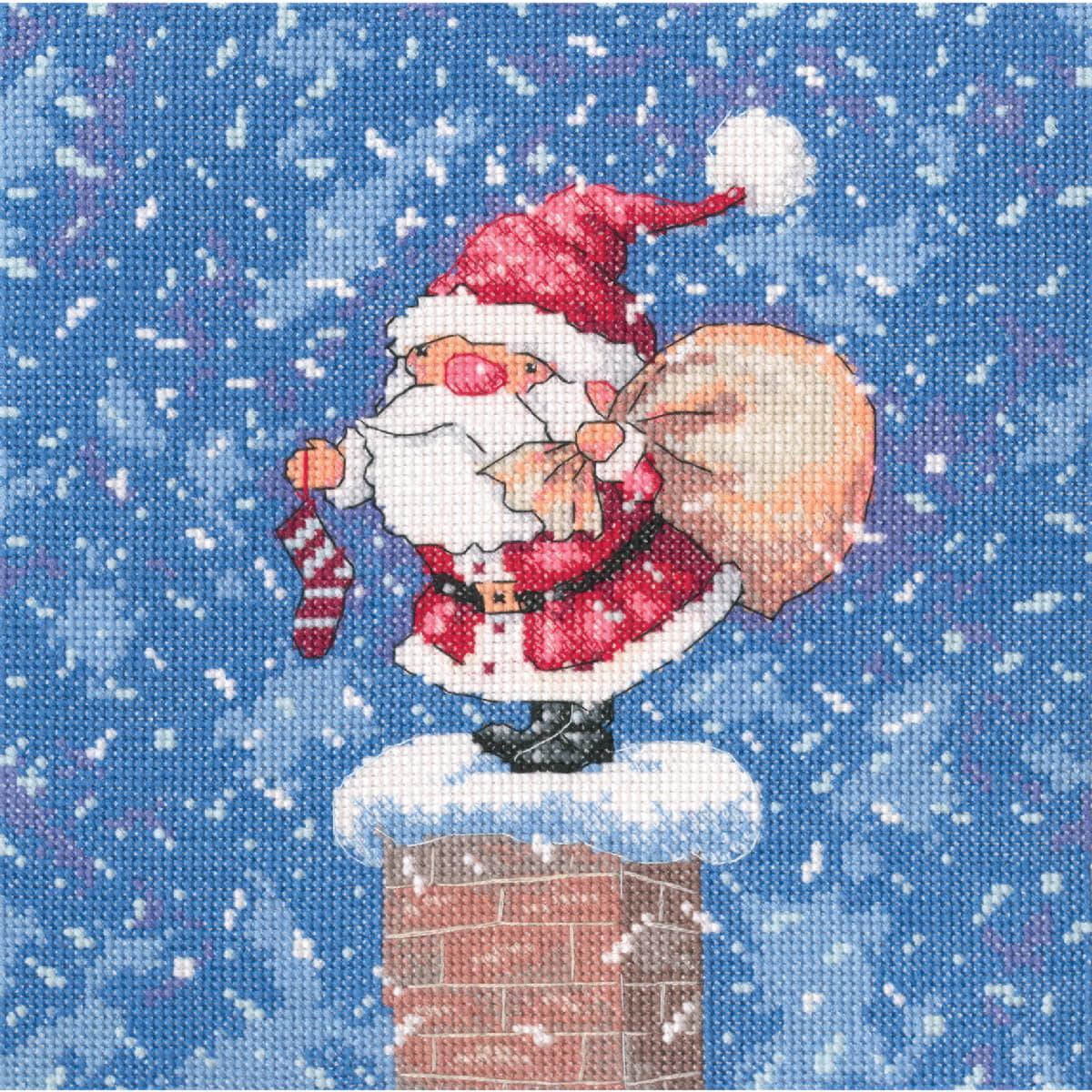 RTO counted cross stitch kit ""Big secret"", 20x20cm, DIY