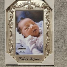 4 x 6 Picture Frame Baby  s Baptism Malden International Designs