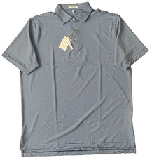 New PETER MILLAR Crown Sport Summer Comfort Sun Protection Polo Shirt XL Golf