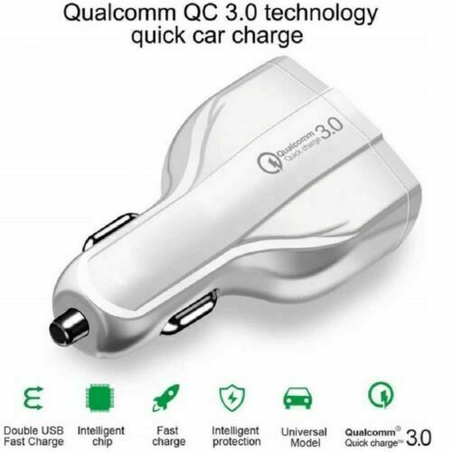 3 Port USB PD Quick Fast Car Charger QC3.0 Adapter Cigarette Lighter Socket - Picture 6 of 12