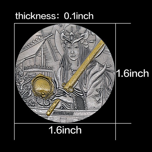 Shiva Nickel Coin Hinduism Hindu Deity Commemorative Medal Collection Souvenir - Foto 10 di 12