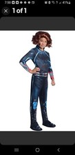 Kid's Girls Marvel Black Widow Avengers 2 Costume large size 12 to 14
