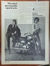 1968 Suzuki 200 X5 Invader Original Motorcycle Ad