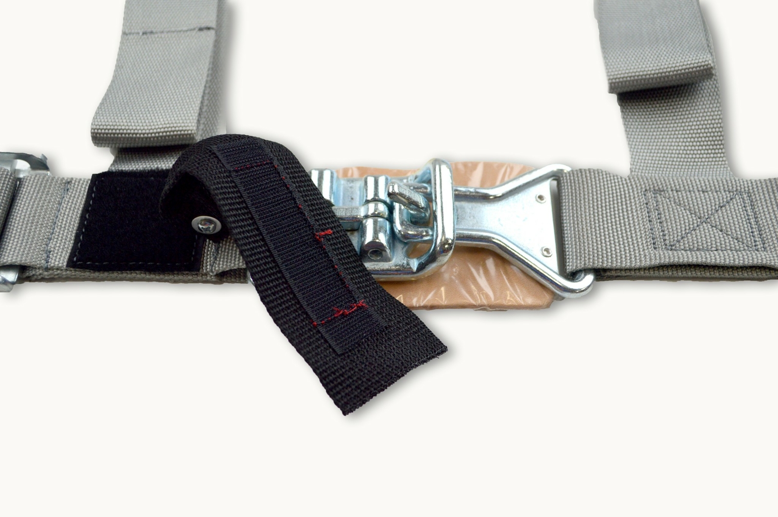 OFF ROAD SIDE BY SIDE 2" SEAT BELT HARNESS RACING 4 POINT LATCH GRAY