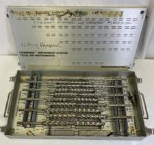 Howmedica Stryker 6266-9-905 Straight I.M. Reamers Command Total Hip Instruments