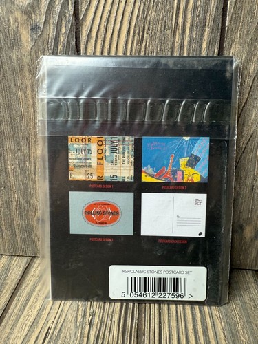 Rolling Stones Postcard Set With 4 Designs Unopened Official Merchandise - Picture 2 of 2