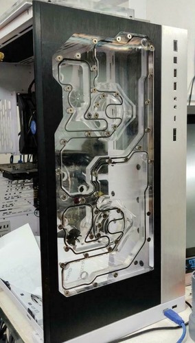 011 Dynamic XL Front Panel Reservoir Water Cooling Water Distro DUAL D5 - 第 3/11 張圖片