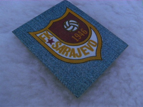 FK.SARAJEVO Football soccer Club SARAJEVO-Vintage Jeans sticker - Picture 7 of 9
