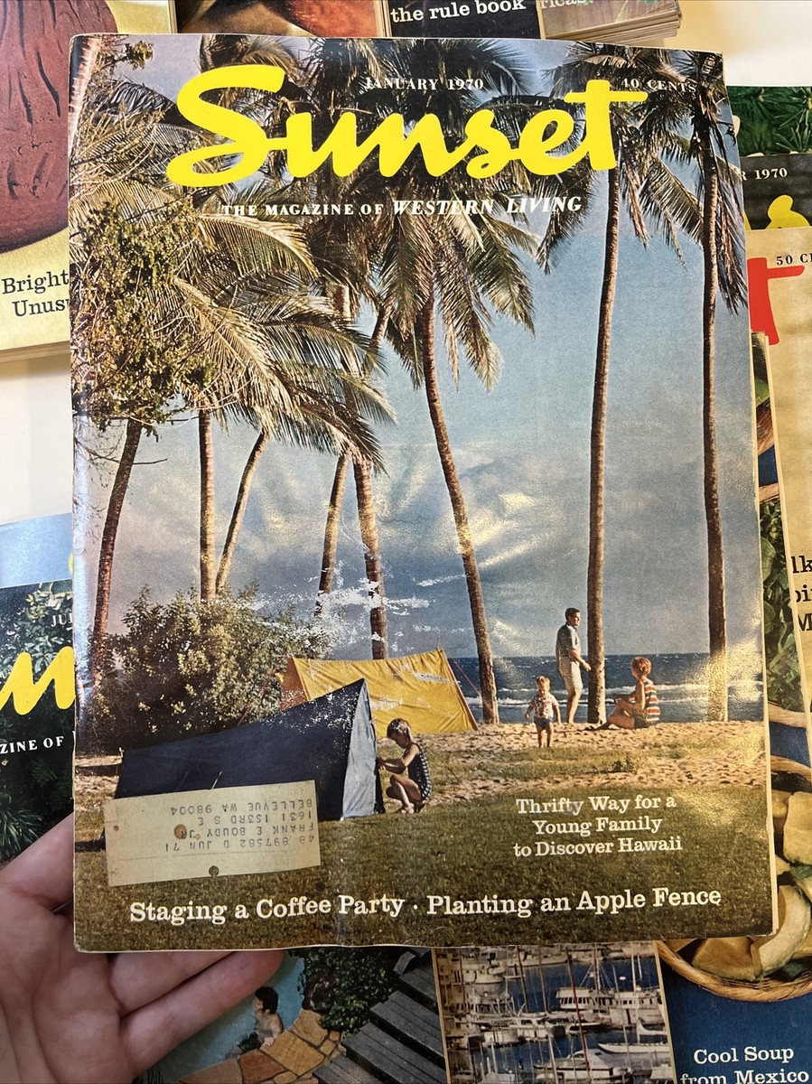 雑誌 太陽　1970年発行 9冊セット Vintage 1970 SUNSET Magazine FULL Year Collection 12 Issues