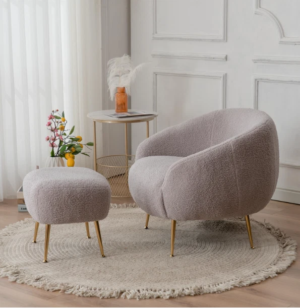 Plush bedroom chair clearance