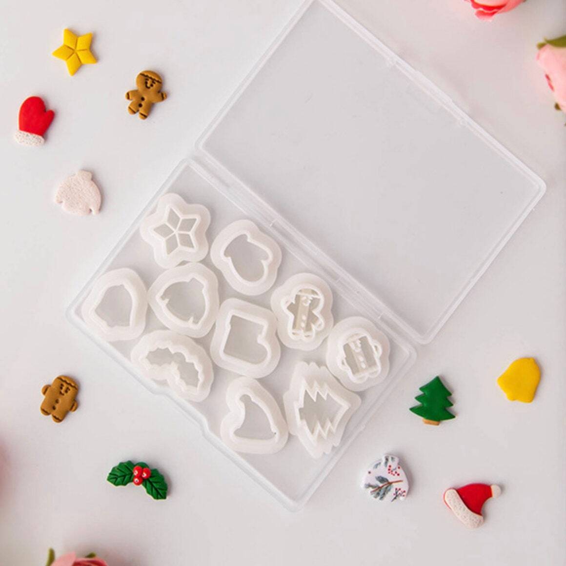 Mini Christmas Themed Polymer Clay Tool Set