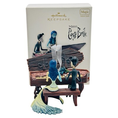 Hallmark Keepsake A Spirited Duet Corpse Bride Ornament Tim Burton 2010 NEW