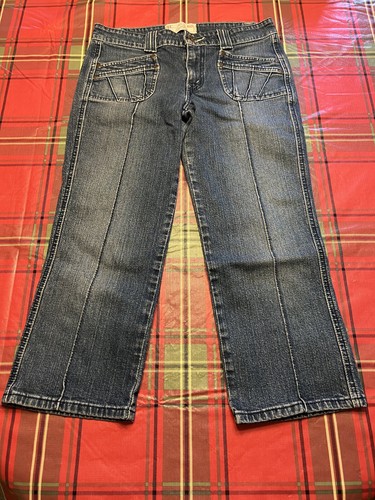 Junior's Levi Strauss Signature Capris Y2K Style Denim Size 5 29" Waist - Picture 8 of 17