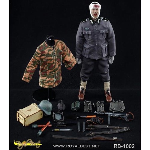 Royal Best 1/6 12" WWII German Soldier 9th Army Wehrmacht Figur Johann Alber - Bild 4 von 4