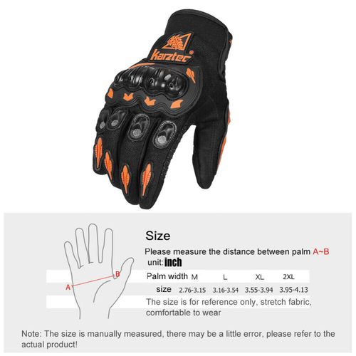 Motorcycle Gloves Full-finger Gloves Touch Screen Driving Gloves Wear-resistant - Picture 2 of 21