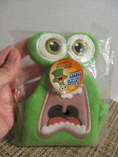 Children's Bath Mitt Wash Puppet Terrycloth - Slug Bath Puppet - Embroidered