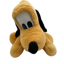 Pluto Walt Disney World Disneyland Parks Sitting Plush Stuffed Animal 9 inch