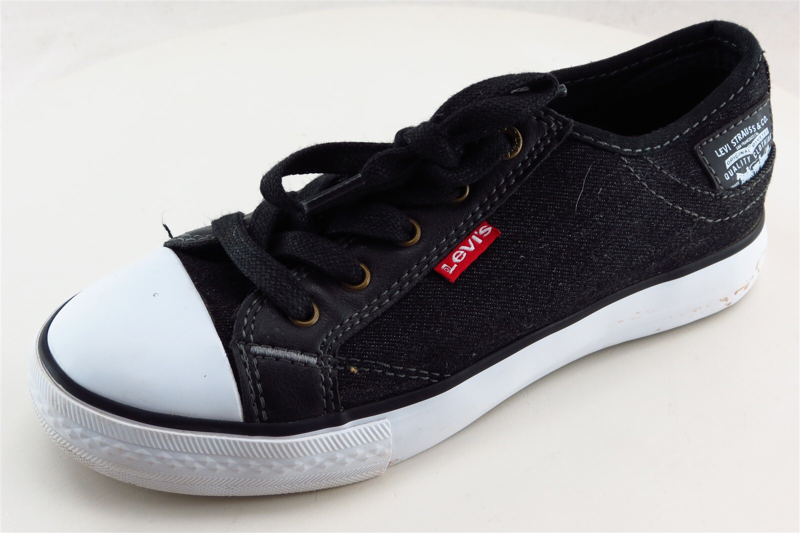 Levi's Black Fabric Casual Shoes Boys Shoes Size 2