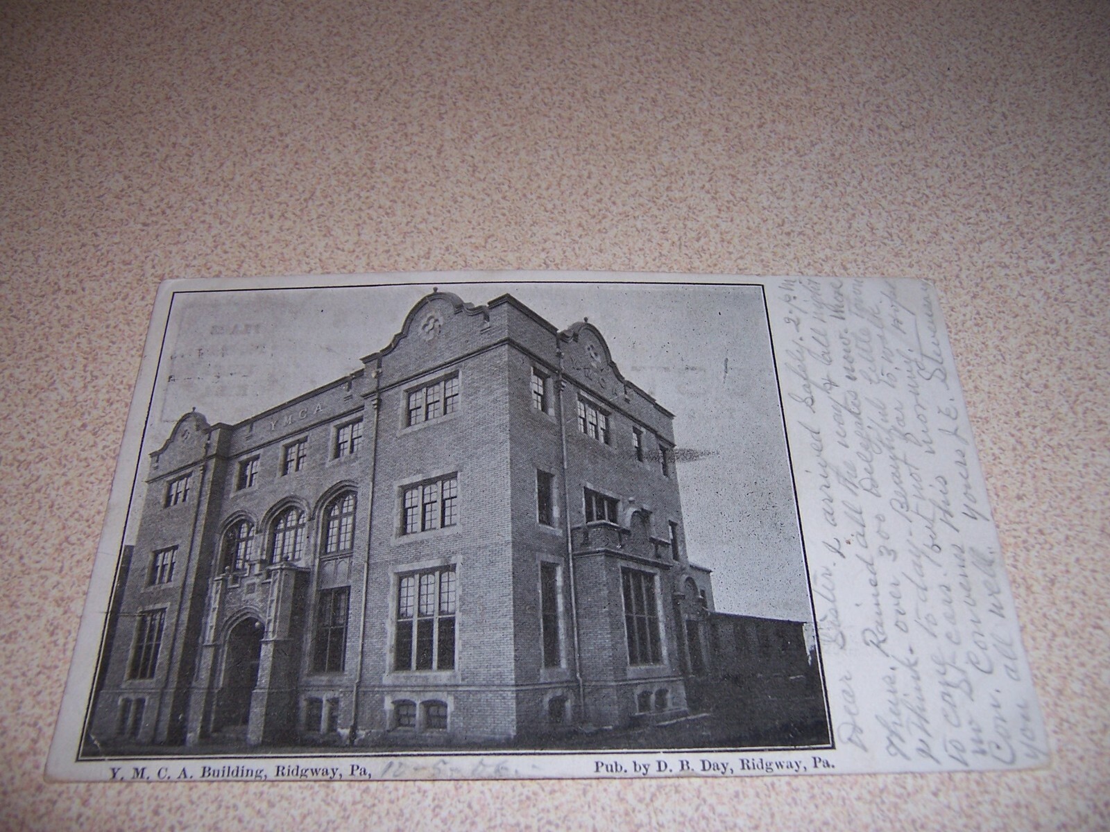1906 YMCA BUILDING RIDGWAY PA. ANTIQUE POSTCARD eBay