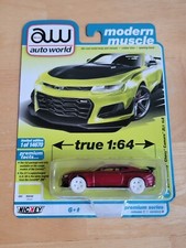 Auto World 2019 Nickey Chevy Camaro ZL1 1LE Ultra Red Chase Modern Muscle 2022