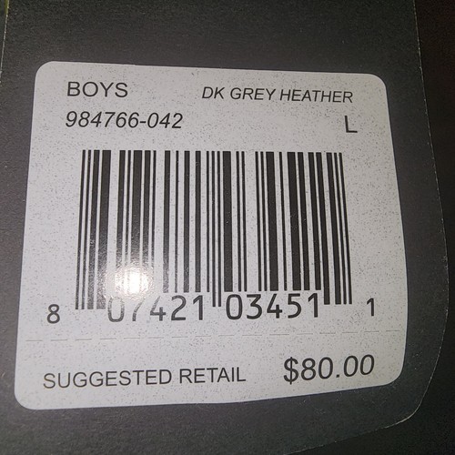 NEW HURLEY Kids Boys Girls Insulated Snowpants Ski Snowboard (984766-042) Grey L - Picture 7 of 8