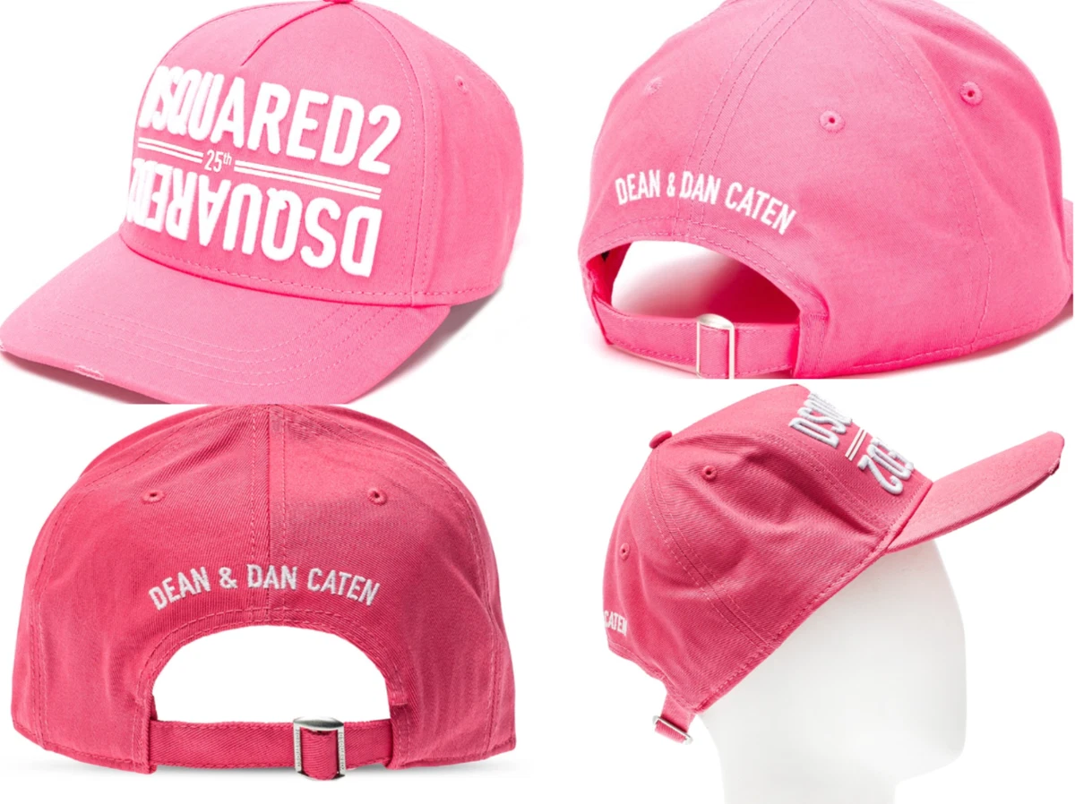 DSQUARED2 Icon Baseball Cap Pink — Kick Game, 42 OFF