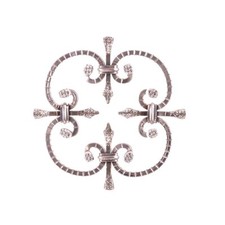 Rosone rosoni in ferro battuto decoro per cancello ringhiera scale art. 03.003