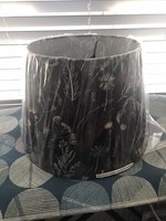 Habitat Dark Blue Floral Easy Fit Tapered Lampshade - 35cm