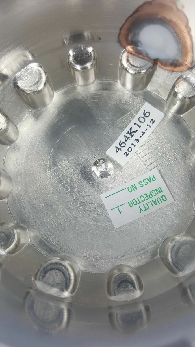 KMC XD Series 464K106 905K106 Chrome Wheel Center Caps 5/6