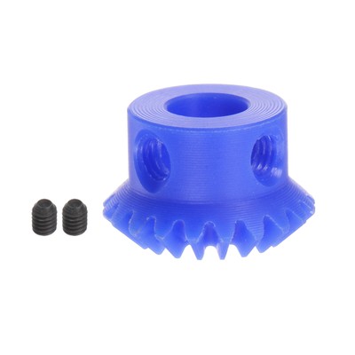 1.0 Modulus 20 Teeth 6mm Inner Hole Plastic Tapered Bevel Gear