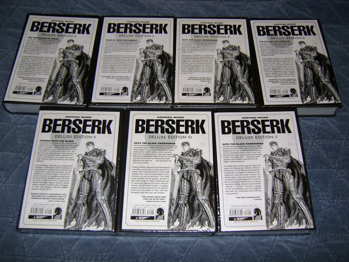 New * Berserk 5 6 7 8 9 10 11 Deluxe Edition Manga Volume Hardcover Lot  Sealed