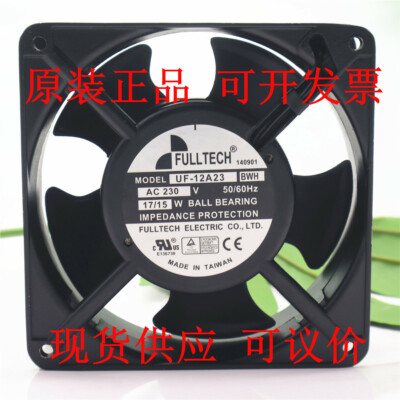 1PC FULLTECH UF-12A23 BWH AC230V 17/15W Industrial Axial Cooling Fan Insert #