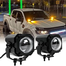 Par para Ford Ranger Raptor láser LED látigo luz RGBW punto rayo láser con control remoto