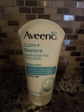 Calm + Restore, Nourishing PHA Exfoliator, Fragrance Free, 4 fl oz (118 ml)