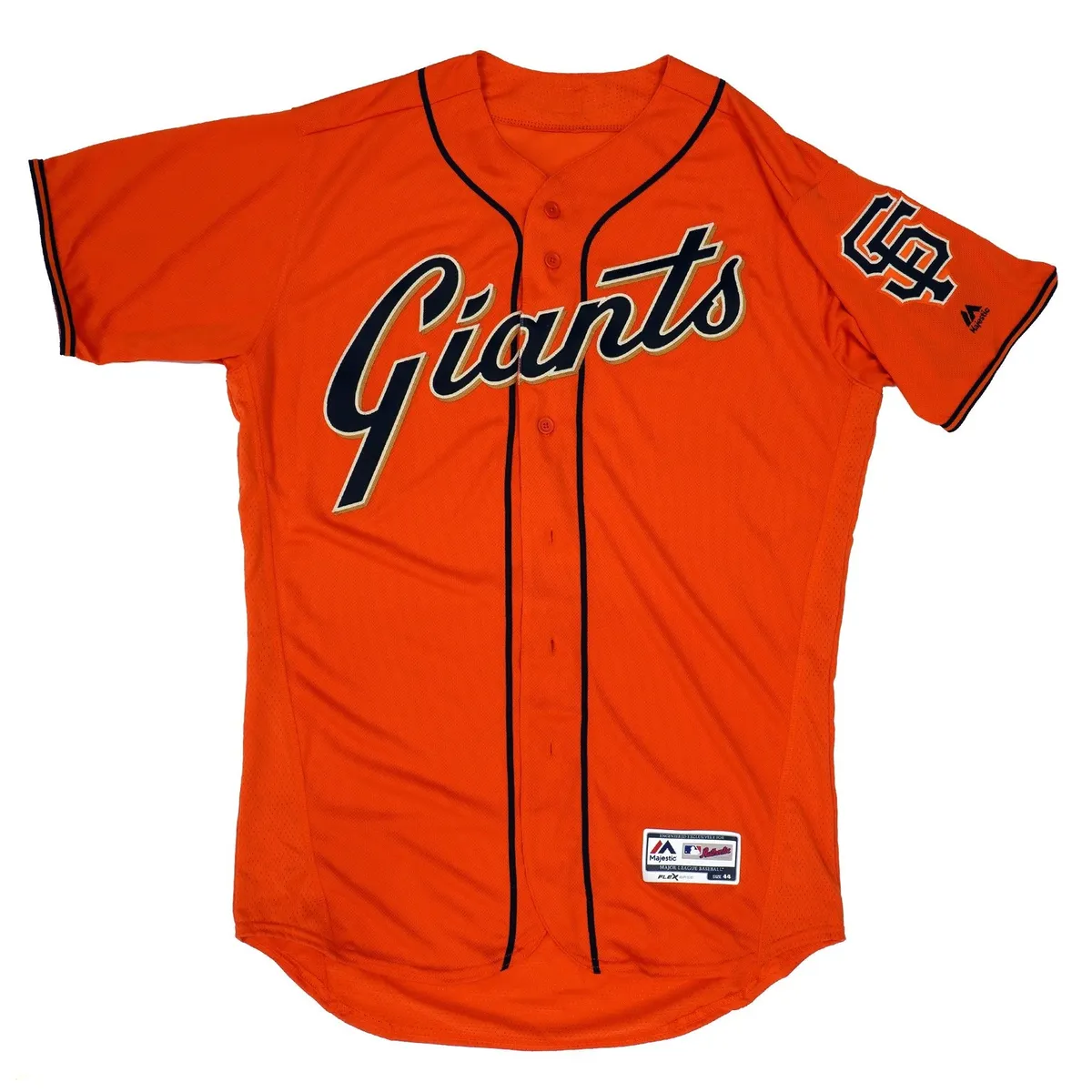 Mens MLB SF Giants Authentic On Field Flex Base Jersey - Orange Alternate