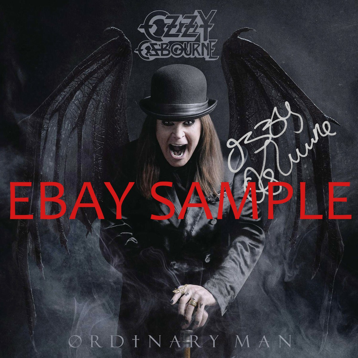 NEW GORGEOUS OZZY OSBOURNE ORDINARY MAN 12x12 COVER ART REPRO NO