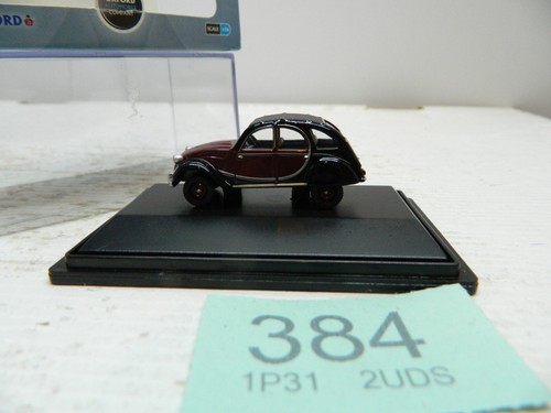 Oxford Diecast 1:76 Citroen 2CV Charleston Maroon/Black Box 76CT001 (A) - 第 2/6 張圖片