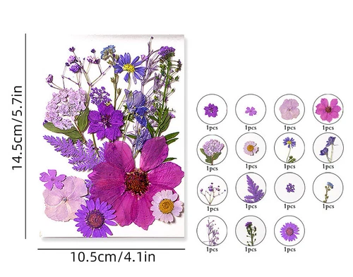 Dried Pressed Flowers Natural Epoxy Resin Candle Nail Art Scrapbooking Craft AU - Picture 45 of 210