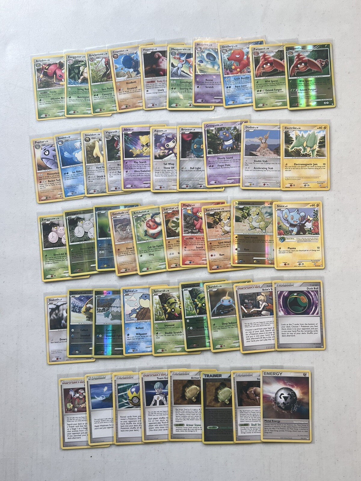 x47 Mysterious Treasures Pokemon Card Lot Diamond Pearl Rare & Reverse Holo 2007
