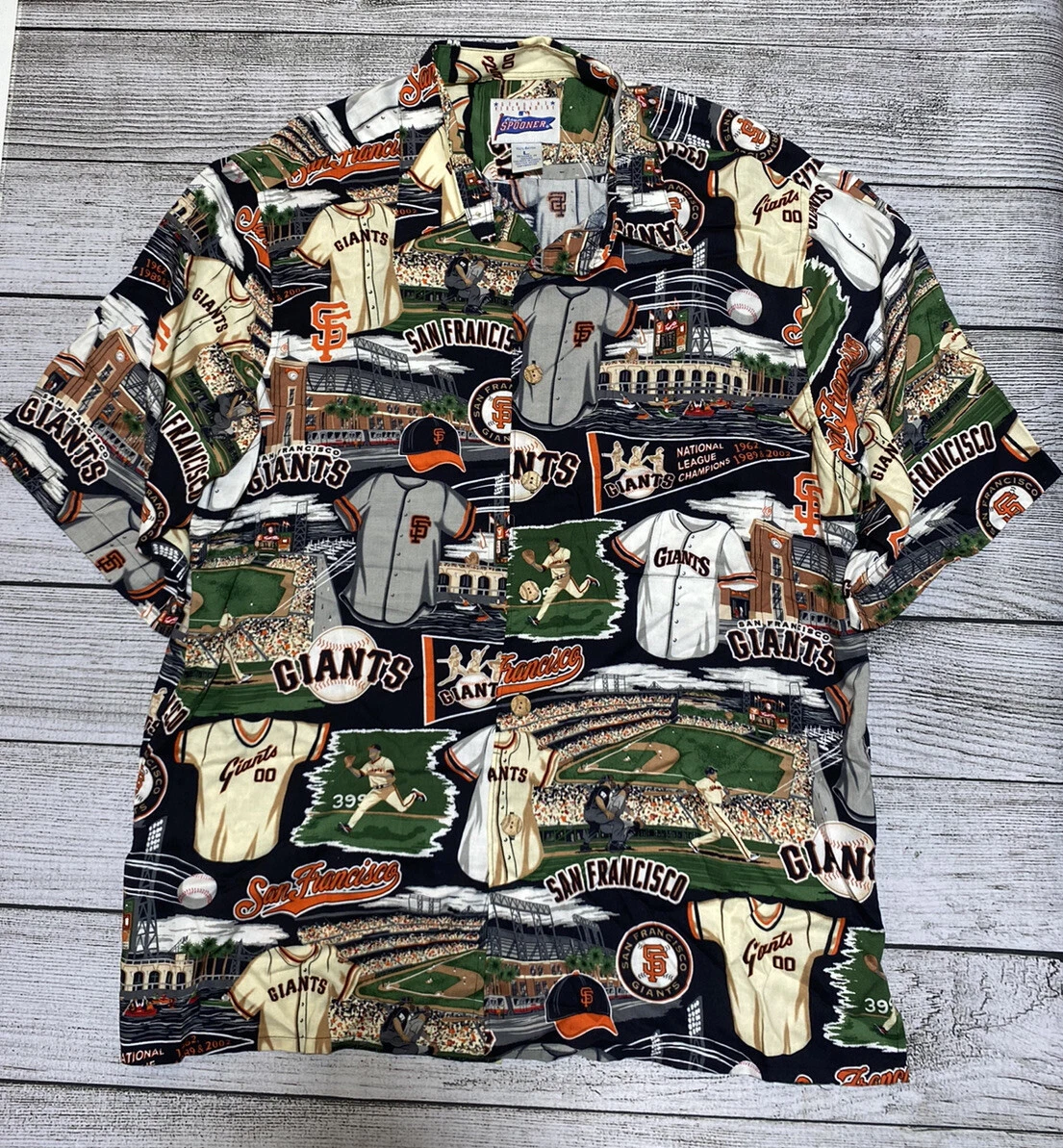 SAN FRANCISCO GIANTS HAWAIIAN SHIRT "GIANTS PRIDE" REYN