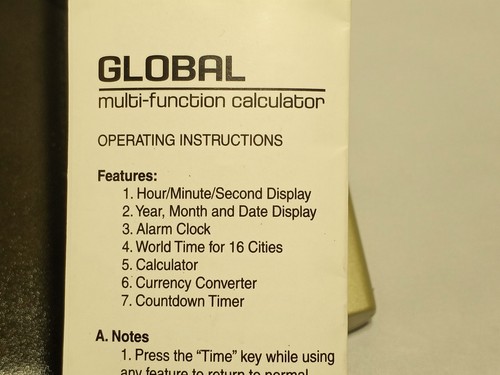 Global Multi Function Calculator NEW - Picture 4 of 8
