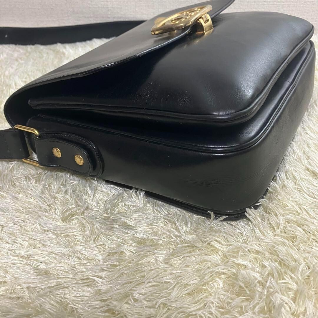 Celine Vintage Shoulder Bag Crossbody Pouch Triomphe Leather Celine Vintage Shoulder Bag Crossbody Pouch Triomphe Leather