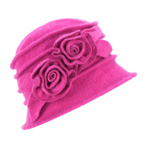 Damen 1920er Stil 100 % Wolle Bonnet Cloche Bucket Winter Faltbarer Hut A287 - Bild 4 von 68