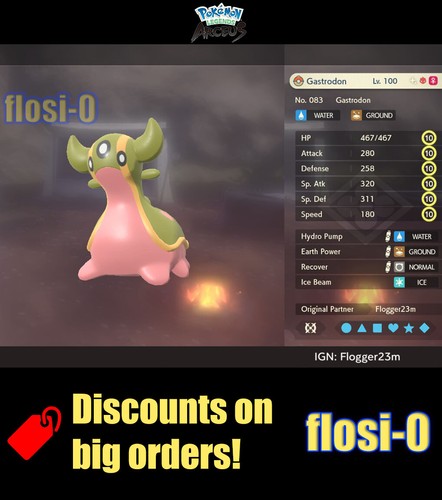 6IV Shiny Alpha Pokemon Legends Arceus - Pick Type (Non-shiny option) - Picture 65 of 182