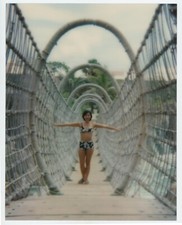 Girl on Rope Bridge 8 x 10 inch Custom-made Lenticular 3-D Picture Great 3-D!