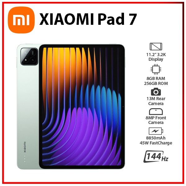 New) Xiaomi Pad 7 Wi-Fi 8GB+256GB GREEN Octa Core Global Ver