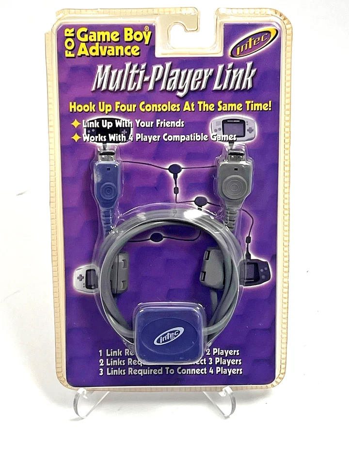 Game Boy Advance GBA Link Cable - Intec 2001 New Sealed - Multiplayer Access - Image 2 of 4