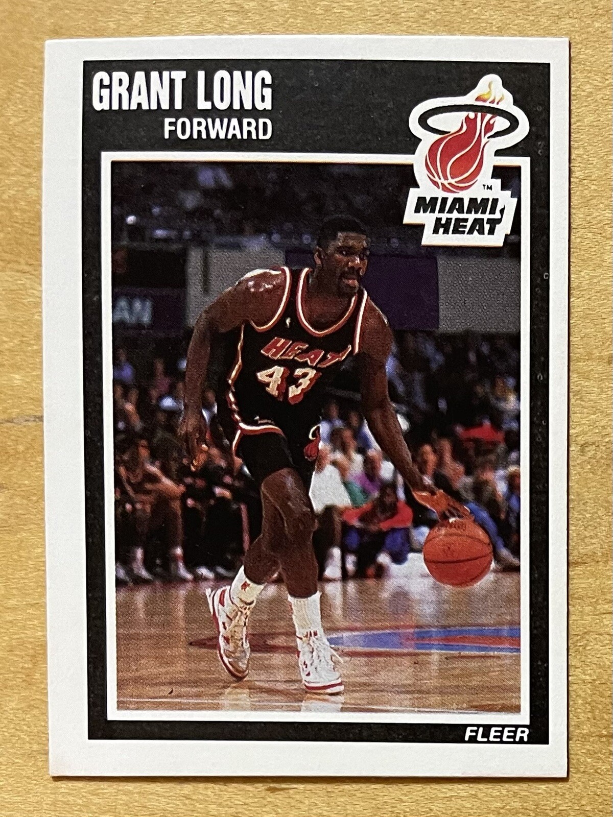 Grant Long Rookie 1989-90 Fleer Basketball #82 Miami Heat NM-MT