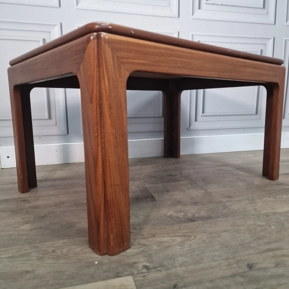 Vintage G Plan Coffee Table Mid Century Teak Tile Topped - Scandi Retro Tiles - Image 3 of 4